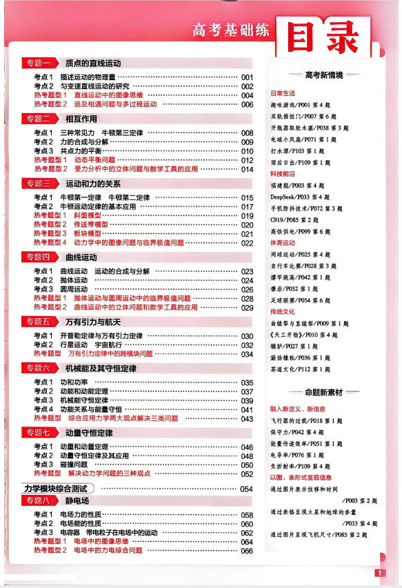 图片[2]-2027《天星教育•高考物理基础练》-学子资料社