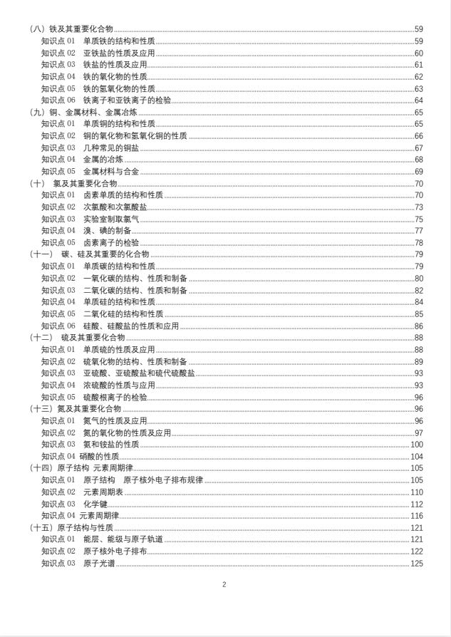 图片[2]-2027版高考《化学复习知识点总结》（化学）-学子资料社